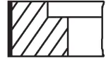 MAHLE  Kolvirõngakomplekt 034 74 N0