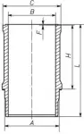 MAHLE Silindrihülss 061 LW 00118 001