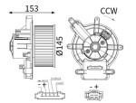 MAHLE Salongipuhur 228W 12V AB 137 000S