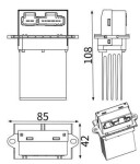 MAHLE Salongipuhuri takisiti ABR 182 000S