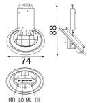 MAHLE Salongipuhuri takisiti ABR 39 000S