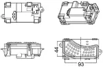MAHLE Regulaator, salongipuhur BEHR ABR 5 000S
