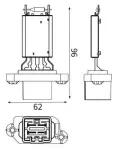 MAHLE Salongipuhuri takisiti ABR 97 000S