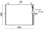 MAHLE  Kondensaator,kliimaseade BEHR AC 357 000S