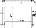 MAHLE Kondensaator,  kliimaseade BEHR *** PREMIUM LINE *** AC 500 000P
