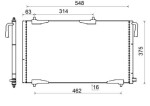 MAHLE Kondensaator,  kliimaseade BEHR AC 501 000S