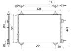 MAHLE Kondensaator,  kliimaseade BEHR AC 554 000S