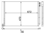 MAHLE Kondensaator, kliimaseade BEHR AC 567 000S