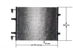 MAHLE Kondensaator,  kliimaseade BEHR AC 708 000S