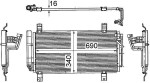 MAHLE Kondensaator,  kliimaseade BEHR AC 714 000S