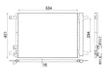 MAHLE Kondensaator,  kliimaseade BEHR AC 772 000S