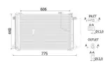 MAHLE Kondensaator,  kliimaseade BEHR AC 786 000S