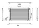 MAHLE Kondensaator,  kliimaseade BEHR AC 819 000S