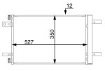 MAHLE Kondensaator,  kliimaseade BEHR AC 886 000S