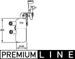 MAHLE Kuivati,  kliimaseade BEHR *** PREMIUM LINE *** AD 281 000P