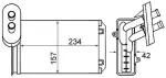 MAHLE Salongi radiaator / soojusvaheti BEHR AH 19 000S