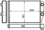MAHLE Salongi radiaator / soojusvaheti BEHR AH 225 000S