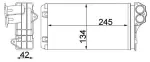 MAHLE Salongi radiaator / soojusvaheti BEHR AH 88 000S