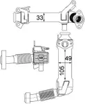 MAHLE EGR jahuti / radiaator BEHR *** PREMIUM LINE *** CE 21 000P