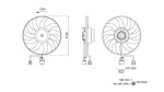 MAHLE Ventilaator,  mootorijahutus BEHR CFF 701 000S