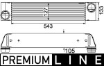 MAHLE turbo radiaator (intercooler) BEHR *** PREMIUM LINE *** CI 193 000P