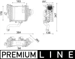 MAHLE  Kompressoriõhu radiaator BEHR *** PREMIUM LINE *** CI 641 000P
