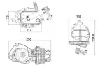 MAHLE Õliradiaator,  mootoriõli BEHR CLC 355 001S