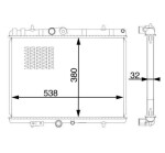 MAHLE Radiaator,  mootorijahutus BEHR CR 1597 000S