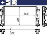 MAHLE Radiaator,  mootorijahutus BEHR CR 1710 000S