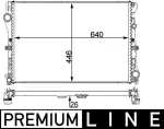 MAHLE Radiaator,  mootorijahutus BEHR *** PREMIUM LINE *** CR 2101 000P