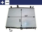 MAHLE Radiaator,  mootorijahutus BEHR CR 2113 000S