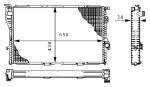 MAHLE Radiaator, mootorijahutus BEHR CR 242 000S