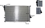 MAHLE Radiaator,  mootorijahutus BEHR CR 296 000S