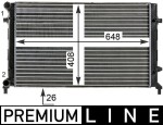 MAHLE Radiaator,  mootorijahutus BEHR *** PREMIUM LINE *** CR 30 000P