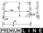 MAHLE Radiaator, mootorijahutus BEHR *** PREMIUM LINE *** CR 902 000P