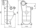 MAHLE  Paisupaak,jahutusvedelik BEHR CRT 119 000S