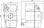 MAHLE Paisupaak,  jahutusvedelik BEHR CRT 206 000S