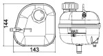 MAHLE  Paisupaak,jahutusvedelik BEHR CRT 85 001S