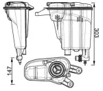 MAHLE Paisupaak, jahutusvedelik BEHR CRT 95 000S