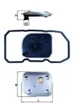 MAHLE Hüdraulikafilter,  automaatkäigukast HX 158D