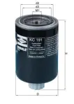MAHLE Kütusefilter KC 191