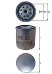 MAHLE Kütusefilter KC 22
