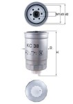 MAHLE Kütusefilter KC 38