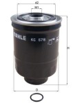 MAHLE  Kütusefilter KC 578D
