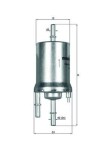 MAHLE Kütusefilter KL 156/1