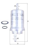 MAHLE Kütusefilter KL 176/6D