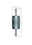 MAHLE Kütusefilter KL 181