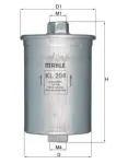 MAHLE Kütusefilter KL 204