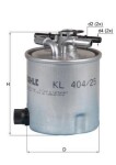 MAHLE Kütusefilter KL 404/25