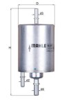 MAHLE  Kütusefilter KL 571